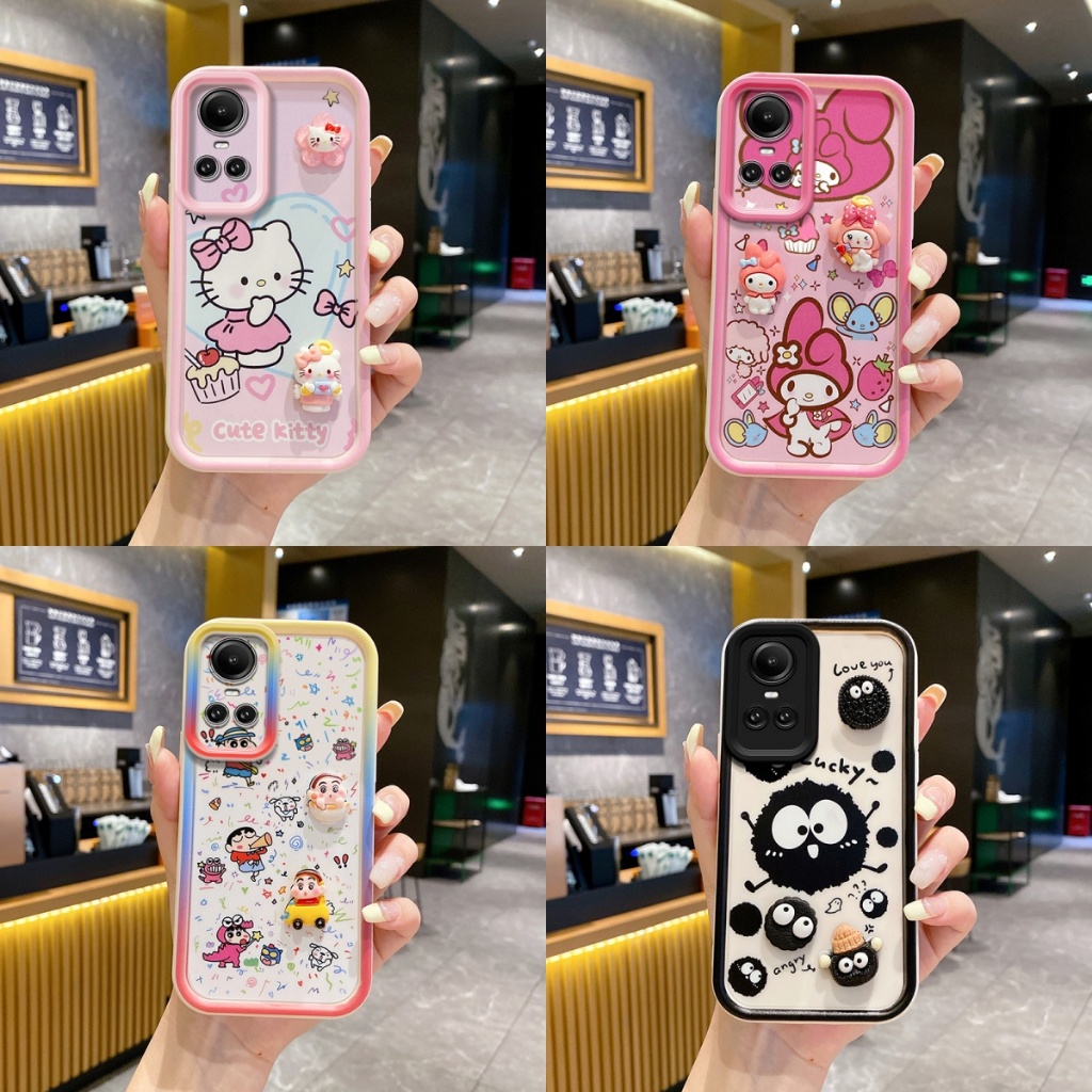 เคส oppo O RENO 10 10 Pro 5G การ์ตูนตุ๊กตาการ์ตูนของเล่น เคส การ์ตูนTPUSoft ซิลิโคนเคสโทรศัพท์ XXGZ