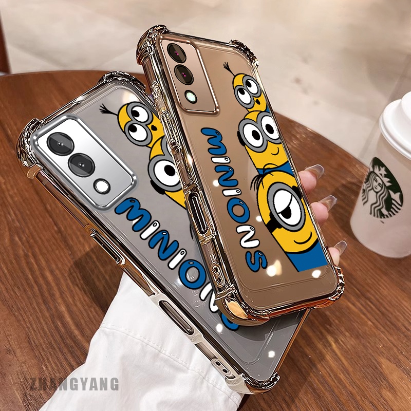 เคสสําหรับ OPPO A3 Pro 5G Electroplated สี่มุมเคสโทรศัพท์ป้องกันการตกพร้อมการ์ตูนความงามและรูปแบบอะนิเมะซิลิโคน TPU ดีไซน์ใหม่เคสนุ่ม