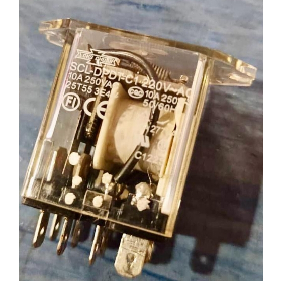 1 ชิ้นรีเลย์ SCL-DPDT-C1-220V AC 10A 8PIN รีเลย์