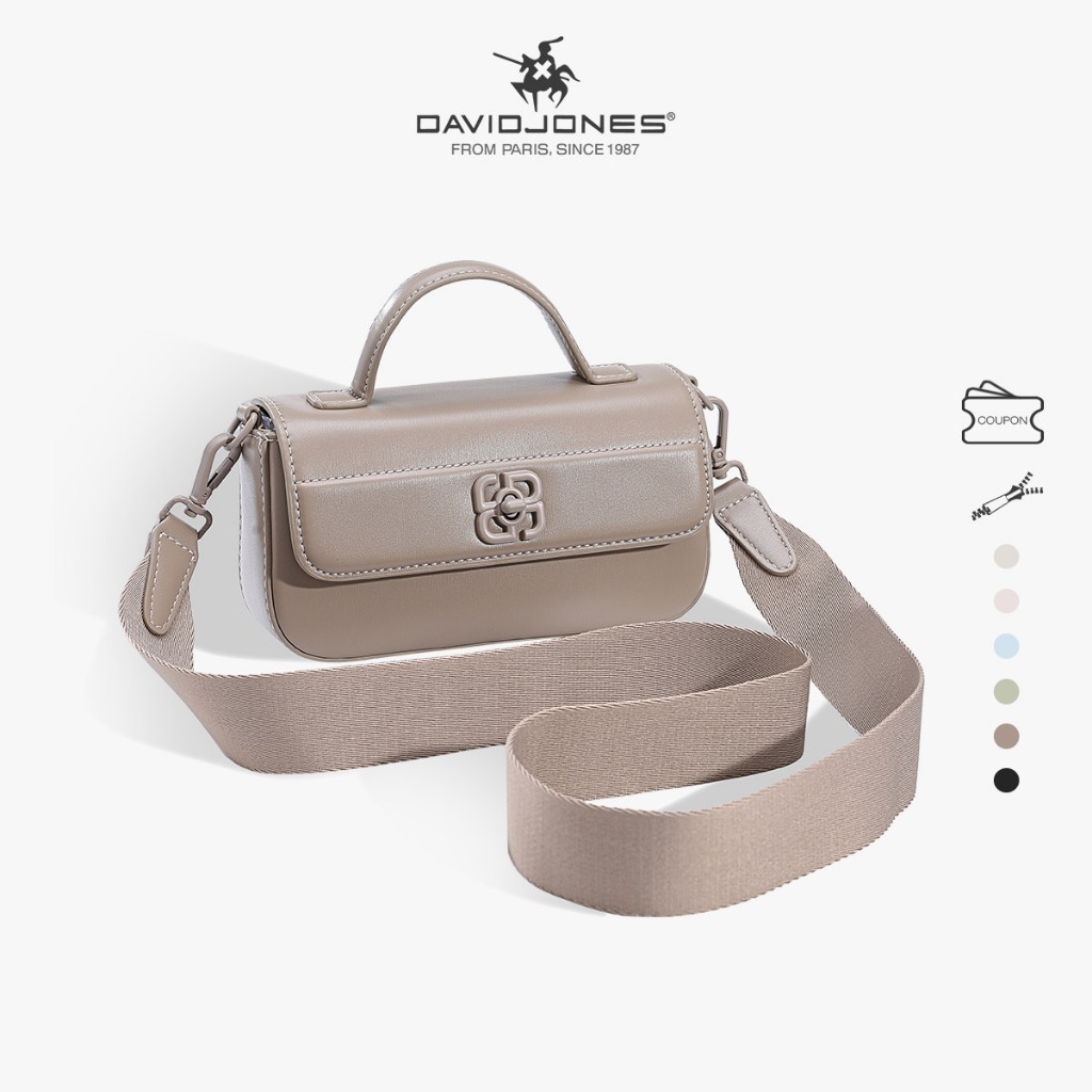 David Jones Paris 2025 Spring Summer New Collection Designer Women Crossbody Bags หนัง pu หญิง กระเป๋านุ่มและนุ่ม