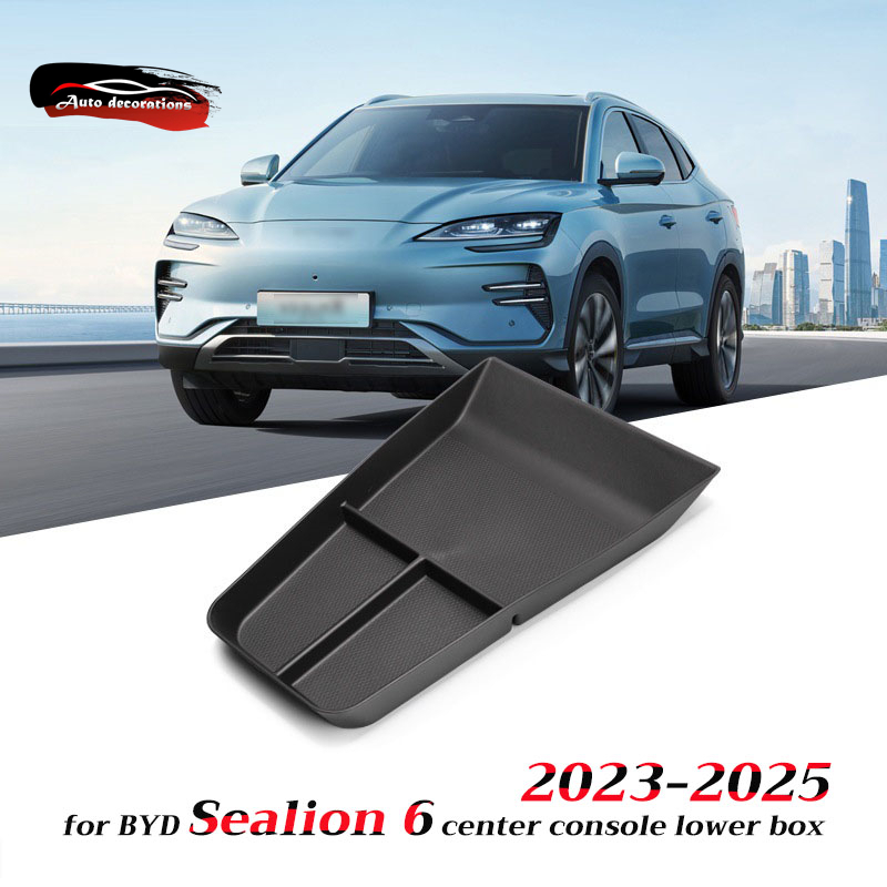 BYD Sealion 6 อุปกรณ์เสริม บาย ผนึก 6 2023-2025 กล่องเก็บของที่เท้าแขน,กล่องเก็บหน้าจอคอนโซลกลาง,กล่องล่างคอนโซลกลาง,กล่องเก็บของใต้จอ ราคา ถูกที่สุด ดีลบีเคเค แกลเลอรีภาพที่ 7