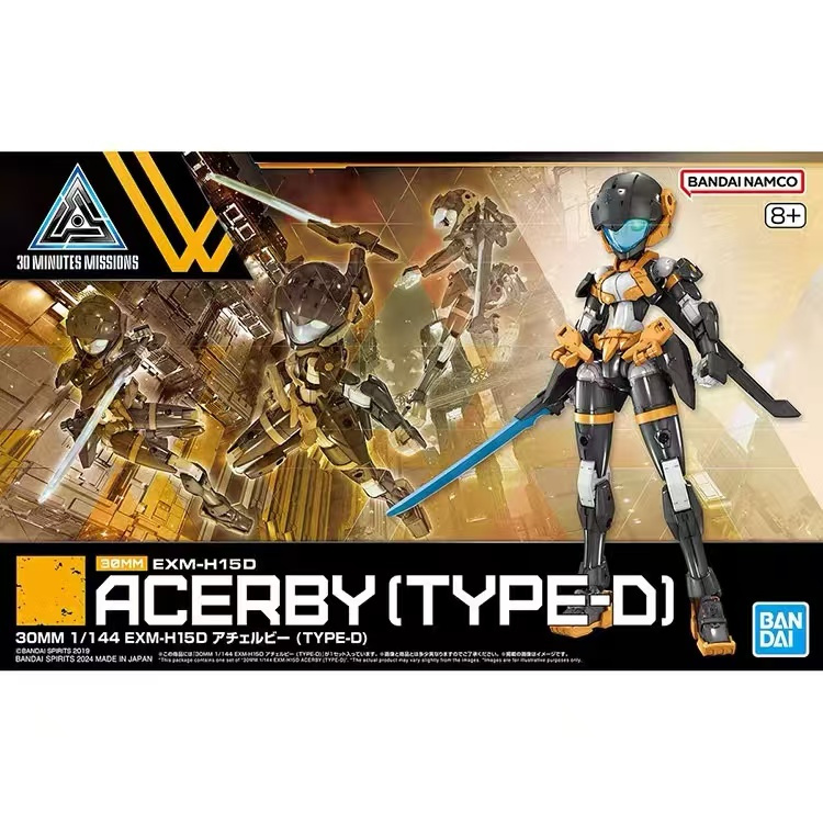 [คลังสินค้าพร้อม] Bandai/bandai สินค้าใหม่ 30 นาที Mission 30MM Series 1/144 ACERBY Assembly Model