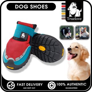 TRUELOVE 2PCS รองเท้าสุนัขสะท้อนแสงรองเท้าสัตว์เลี้ยงนุ่ม Br…