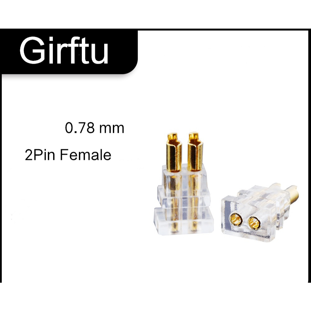 2pin 0.78 มม.หญิงหูฟังปลั๊ก POM สําหรับ W4R UE UM หูฟัง KZ QDC ZSN CCA