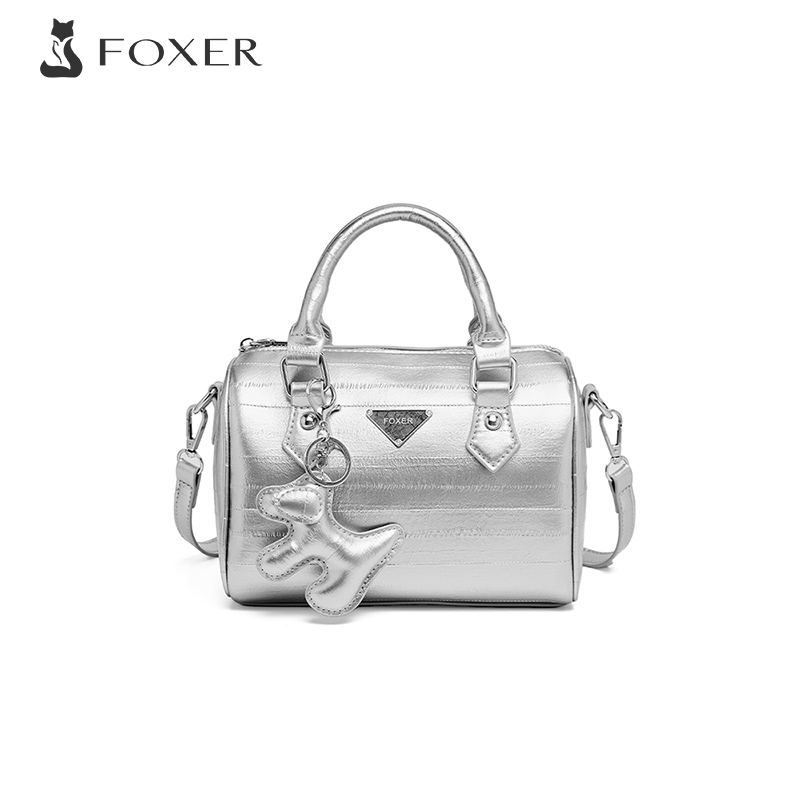 Foxer กระเป๋าถือหนังแท้ผู้หญิง Tote กระเป๋าสะพายสําหรับสุภาพสตรีกระเป๋าถือแฟชั่น