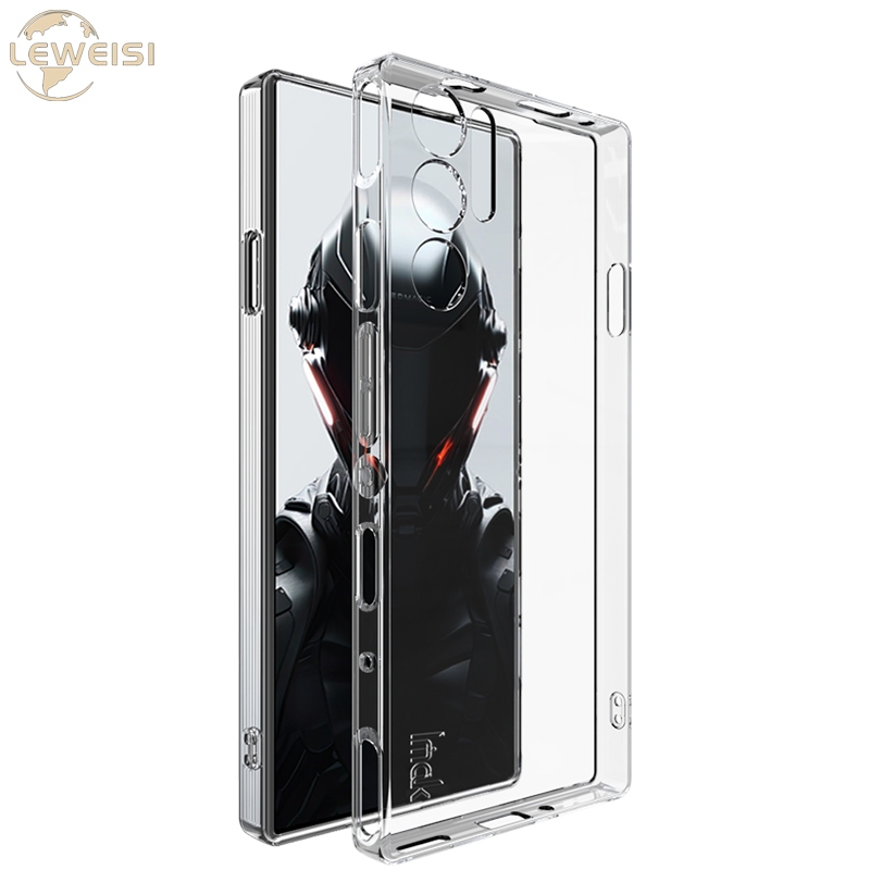 Imak TPU แฟชั่นสําหรับ Nubia Red Magic 9 Pro 5G / Red Magic 9 Pro+ / 9S Pro / 9S Pro+ 5G โปร่งใส ป้องกันการตก เคสโทรศัพท์