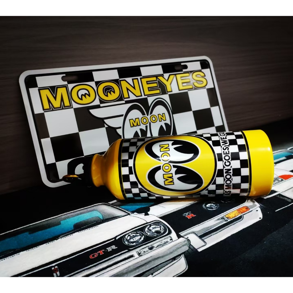 Jdm Mooneyes รถจักรยานยนต์ขวดกีฬา Moon Eyes แฟนของขวัญขวดน้ํา