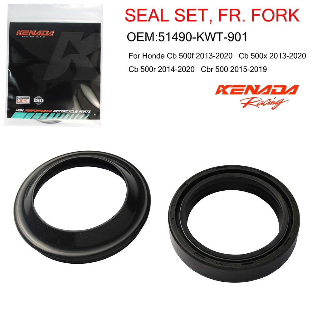 KENADA RACINGสำหรับ: Honda Cb 500f 2013-2020 Cb 500x 2013-2020 Cb 500r 2014-2020 Cbr 500 2015-2019 ชุดซีลส้อม