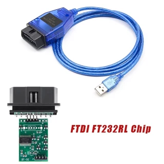 Vag KKL 409.1 OBD2 สายวินิจฉัย USB พร้อม FTDI FT232RL / CH340T อินเทอร์เฟซเครื่องสแกนเนอร์สําหรับ VW Audi Volkswagen