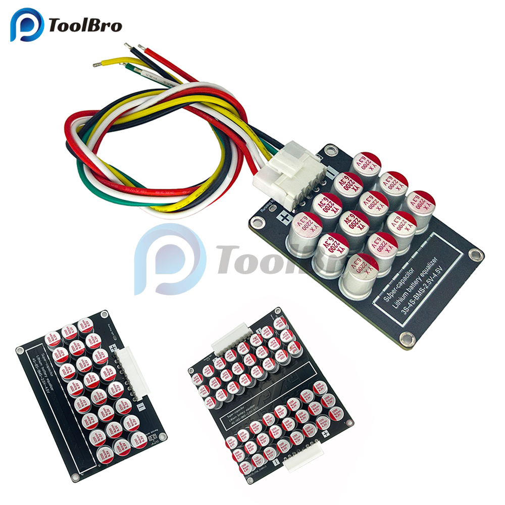 4s 8S 16S 5.5A แบตเตอรี่ลิเธียม Equalizer Active Balancer Li-Ion Lifepo4 แบตเตอรี่ Pack Energy Transfer สําหรับ 12V ไฟฟ้ารถ RV BMS