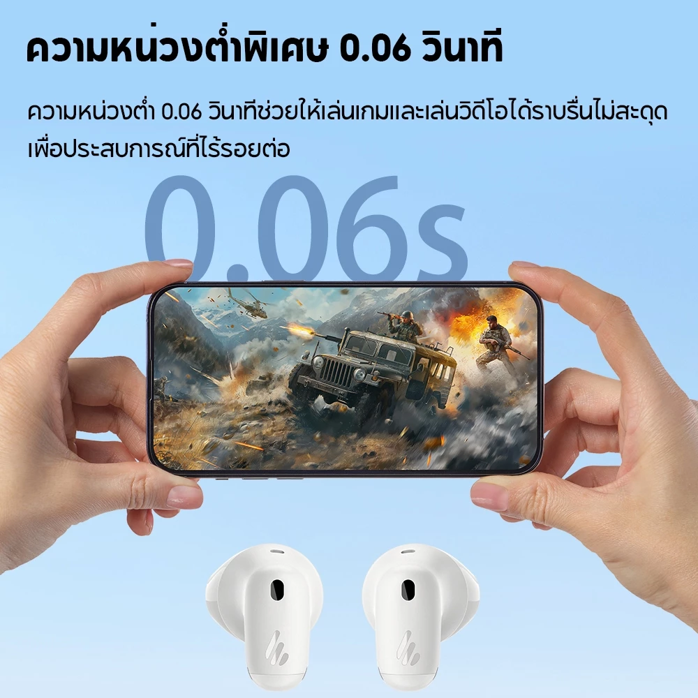 Edifier X1 Lite หูฟัง True Wireless Bluetooth 5.4 IP54 26 ชม. thumbnail 7