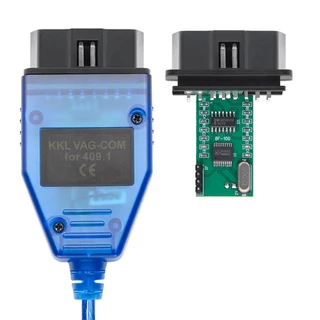 Vag KKL 409.1 OBD2 สายวินิจฉัย USB พร้อม FTDI FT232RL / CH340T อินเทอร์เฟซเครื่องสแกนเนอร์สําหรับ VW Audi Volkswagen