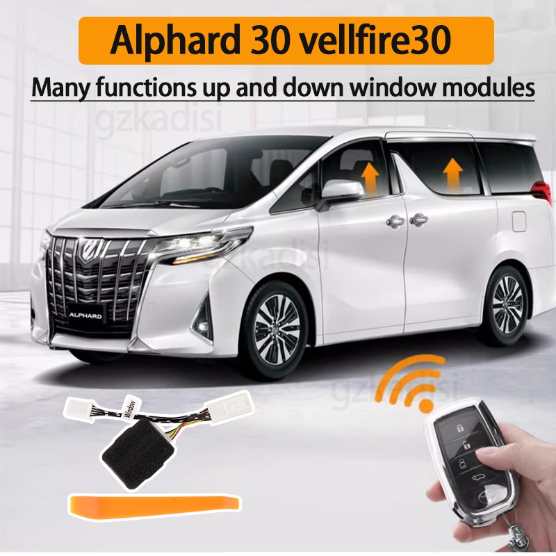 Alphard 30 vellfire 30(2015-2018) ฟังก์ชั่นมากมายโมดูลหน้าต่างขึ้นและลง agh30 anh30 D ตําแหน่งเพื่อล็อคตําแหน่ง P เพื่อปลดล็อค