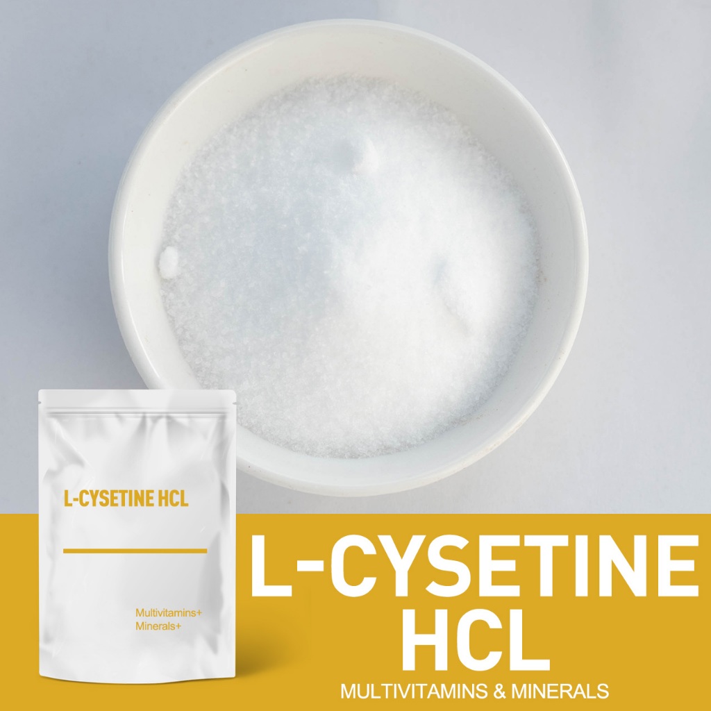 โรงงานขายส่ง L-Cysteine Hydrochloride 99% Amino acid series อาหารเสริมเกรดอาหาร Spot supply Monohydrate CAS: 19647-70-2 Anhydrous CAS: 52-89-1 500g/1000g