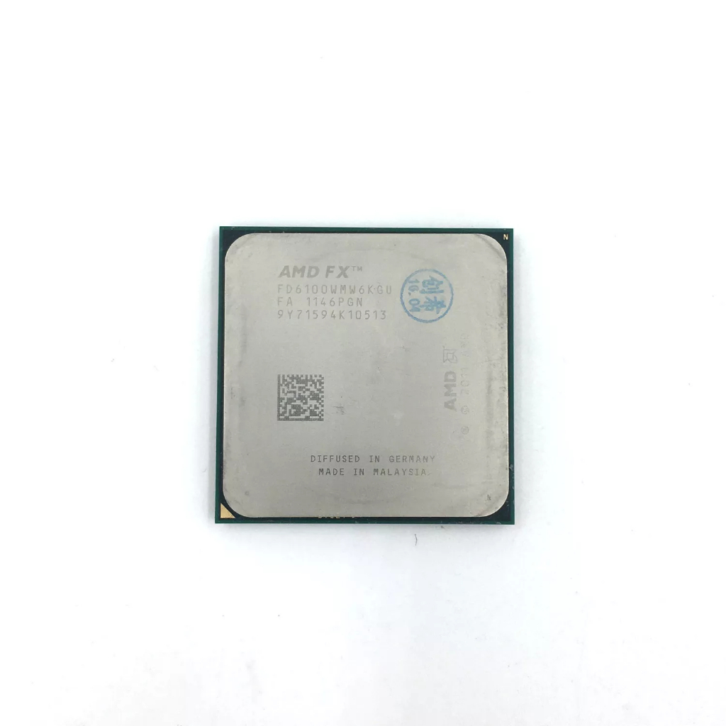 Fx-series FX-6100 FD6100WMW6KGU หกแกน CPU 3.3GHz ซ็อกเก็ต AM3+ โปรเซสเซอร์