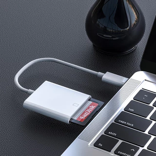 Type-c to SD card เครื่องอ่านบัตรเครื่องอ่านกล้องการ์ด TF card reader กล้องเครื่องอ่านการ์ด