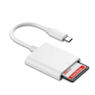 Type-c to SD card เครื่องอ่านบัตรเครื่องอ่านกล้องการ์ด TF card reader กล้องเครื่องอ่านการ์ด