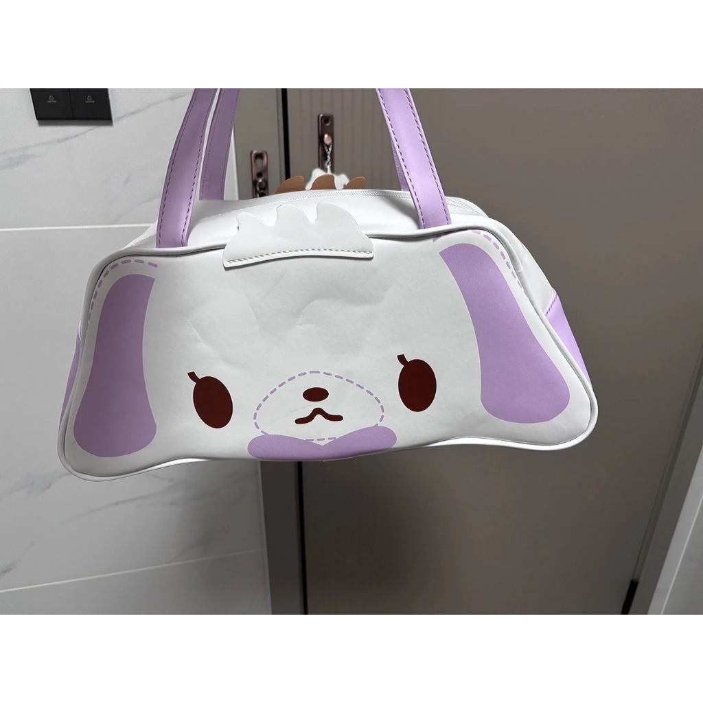 Kawaii น่ารัก Sanrio sugarbunnies PU กระเป๋าถือกระเป๋าสะพายเดินทางความจุขนาดใหญ่เบ็ดเตล็ดถุงเก็บการ์ตูนของขวัญสำหรับสาวๆ - รูปที่ 6