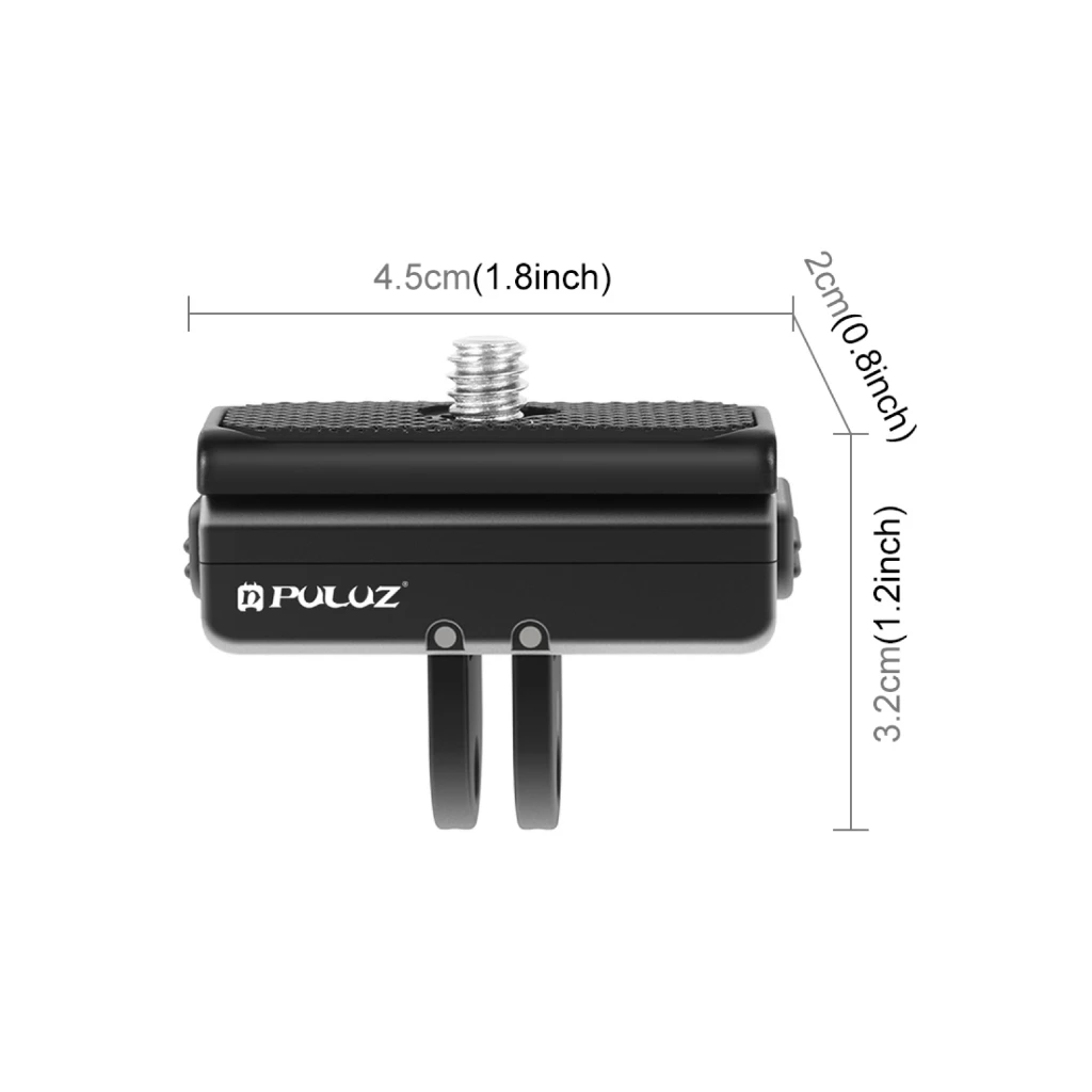 PULUZ Magnetic Quick Release ฐานสําหรับ Insta360 X4 / Ace / Ace Pro, พร้อมสกรู 1/4 สําหรับ GoPro HERO / Insta360 / DJI OSMO Action thumbnail 4