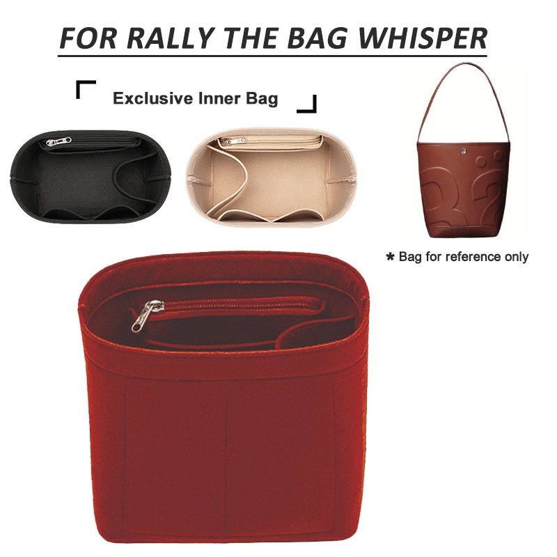 สําหรับ Rally The Bag Whisper Felt ใส่กระเป๋าเครื่องสําอางกระเป๋าถัง Linner กระเป๋าเก็บสนับสนุน