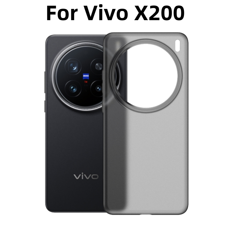 เคส PP บางพิเศษสําหรับ VIVO X200 Ultra X200S X200 Pro Mini Casing Simple Translucent Anti-Fingerprin