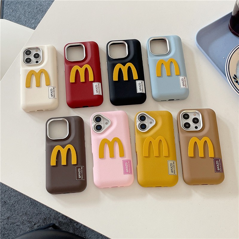 Iphone 16 Pro max 15 Pro maxเคสโทรศัพท์ลายตัวอักษรสามในหนึ่งเดียว