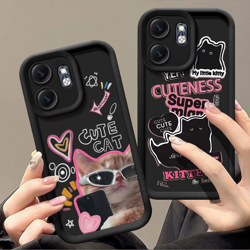 การ์ตูนการ์ตูนซิลิโคนปกอ่อน Graffiti กรณี Angel Eye เคสโทรศัพท์เหมาะสําหรับ Infinix Smart 9/ร้อน 50i/X6531