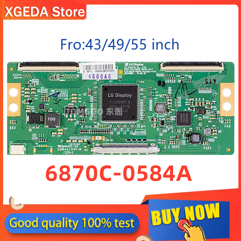 LG Original 6870C-0584A สําหรับ LCD TV 43/49/55 นิ้ว 6870C-0584B T-con board ttc