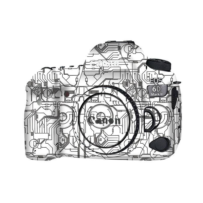 สติกเกอร์ป้องกันกล้อง Canon 6D Mark II / 6D2 สติกเกอร์, ตัวป้องกันกล้อง Canon 6D Mark II / 6D2, อุปกรณ์เสริมกล้อง, สติกเกอร์กล้อง, สติ๊กเกอร์ผิวกล้อง