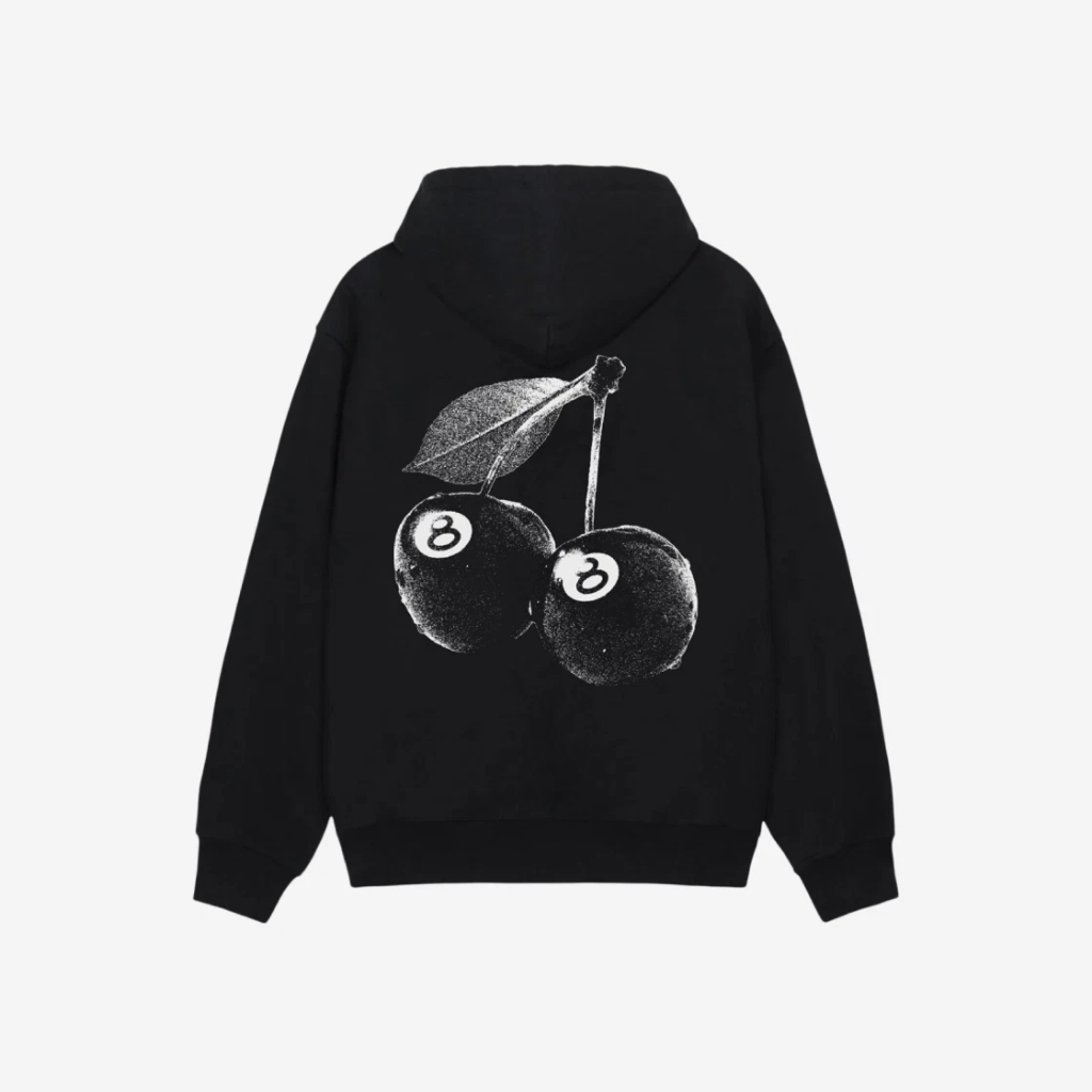 เสื้อฮู้ด Stussy Cherries สีดํา แท้ 100%