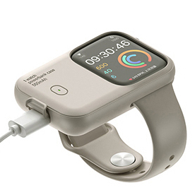เคสพาวเวอร์แบงค์ Apple Watch แบบพกพา | เครื่องชาร์จไร้สายสําหรับ Apple Watch Ultra, Series 9, 8, 7, 