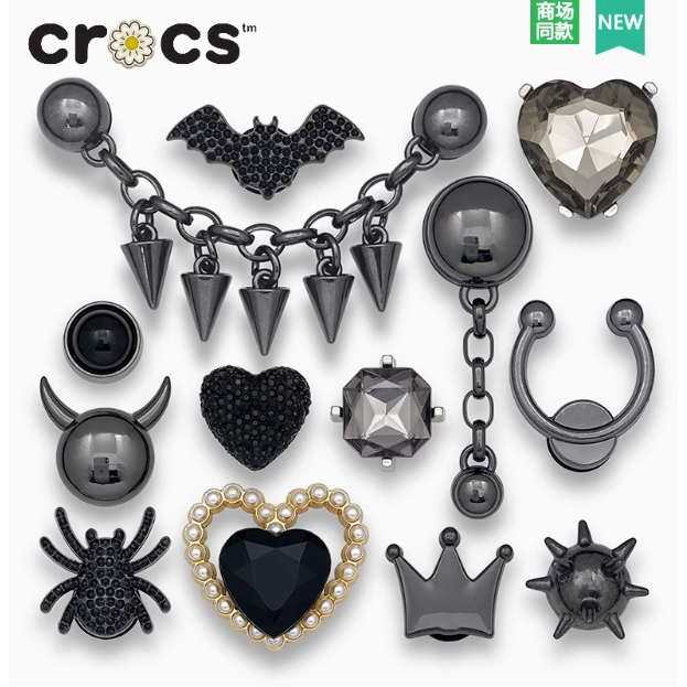 ใหม่ jibbitz/jibbitz สําหรับ crocs/jibbitz/jibbits/ Charm Metal /jibbitz crocs สาว/jibitz สําหรับชุด