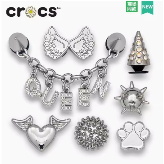ใหม่ jibbitz/jibbitz สําหรับ crocs/jibbitz/jibbits/ Charm Metal /jibbitz crocs สาว/jibitz สําหรับชุด