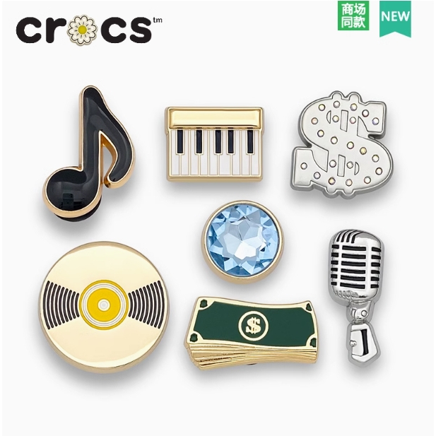 ใหม่ jibbitz/jibbitz สําหรับ crocs/jibbitz/jibbits/ Charm Metal /jibbitz crocs สาว/jibitz สําหรับชุด