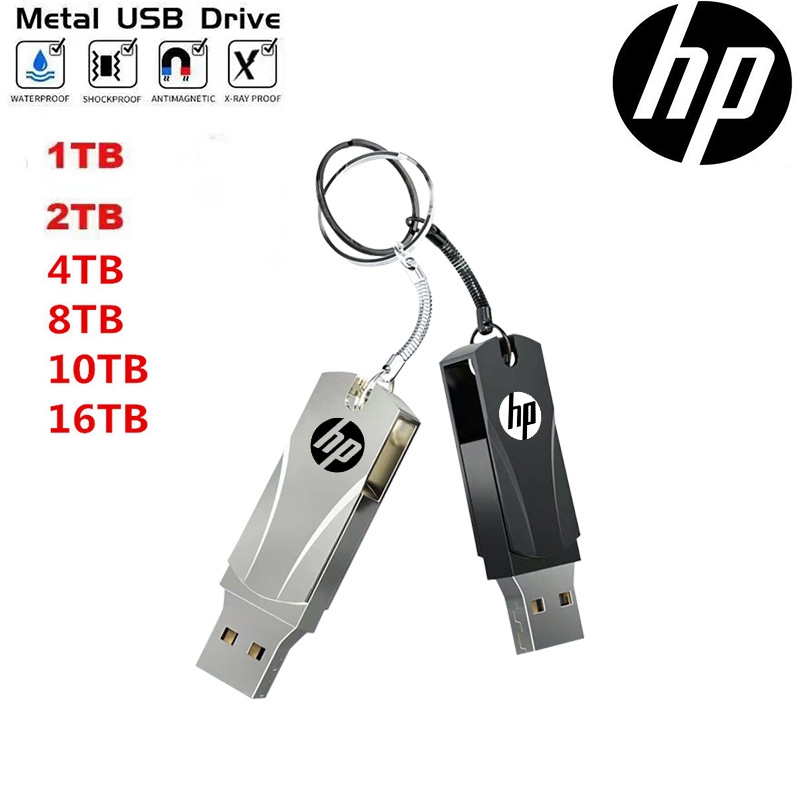 Hp16tb 3.2 โลหะความเร็วสูงพิเศษ 1TB 2TB 4TB 8TB แฟลชไดรฟ์ USB SSD กันน้ํา
