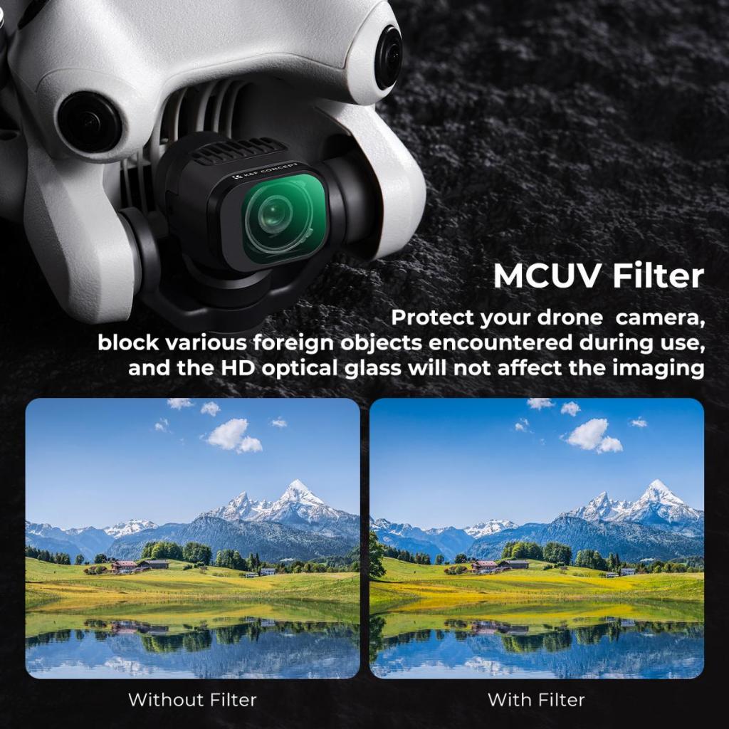 K&f Concept Mini 4 Pro UV Filter MCUV Protection Filter HD Optical Glass Multi-Coated Filter ใช้งานร่วมกับ DJI Mini 4 Pro