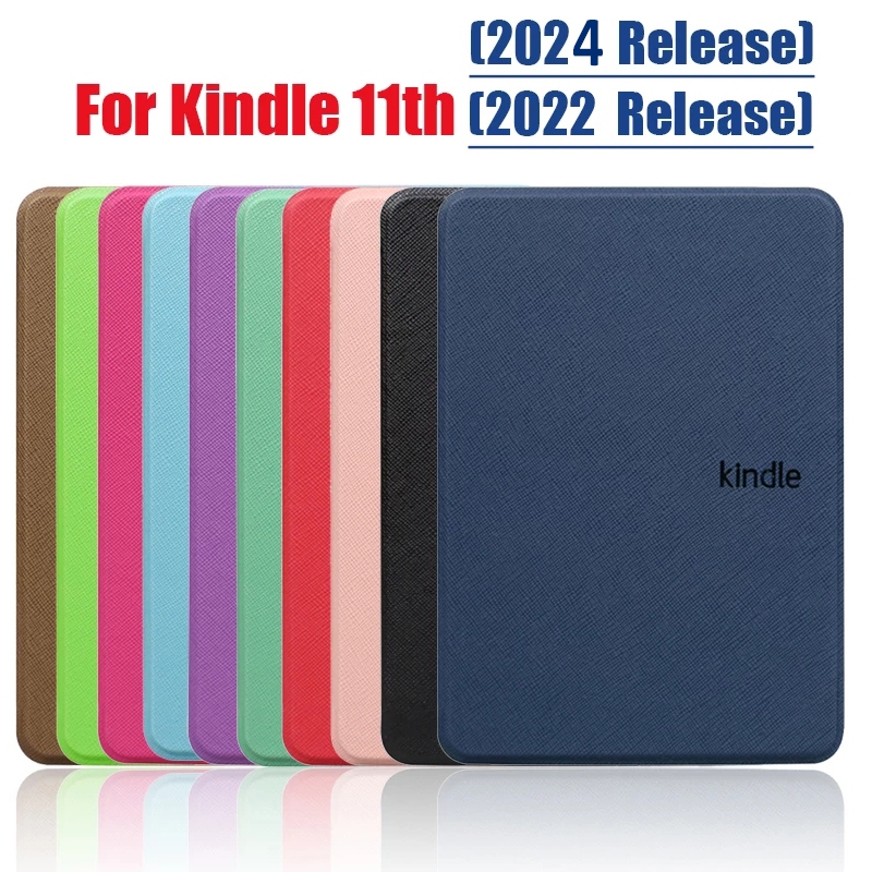 สําหรับ 6" Kindle 11th Generation 2024 2022 พื้นฐาน (รุ่น NO: C2V2L3/ RS23CV) เคสฝาพับกันน้ำบางเฉียบ