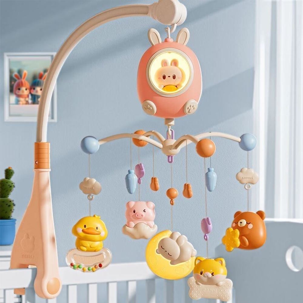 🔥พร้อมส่ง🔥Mommybaby โมบายเด็ก โมบายกล่อมนอน พร้อมไฟกล่อมนอน+160กว่าเพลง
