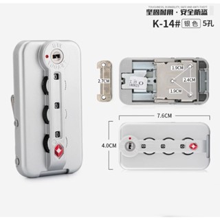 กล่องรวมกระเป๋าเดินทางอุปกรณ์ล็อค tsa007 กระเป๋าเดินทางล็อคอ…