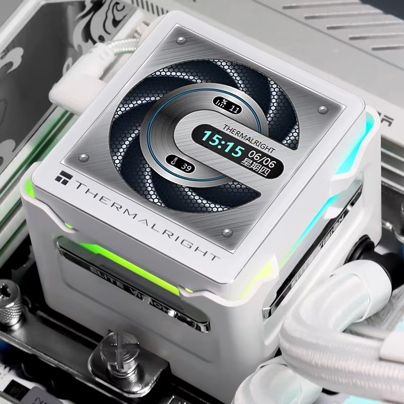 Thermalright ELITE VISION 360 ARGB หม้อน้ําระบายความร้อนด้วยน้ํา All-in-one, หน้าจอจอแสดงผล IPS LCD ขนาด 2.73 นิ้ว/DIY/แม่เหล็ก