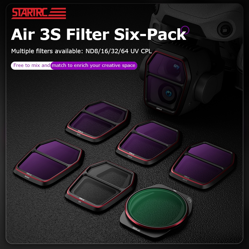 สําหรับ DJI Air 3S เลนส์ ND Filter Combo DJI Gimbal CPL/UV Filter อุปกรณ์เสริม