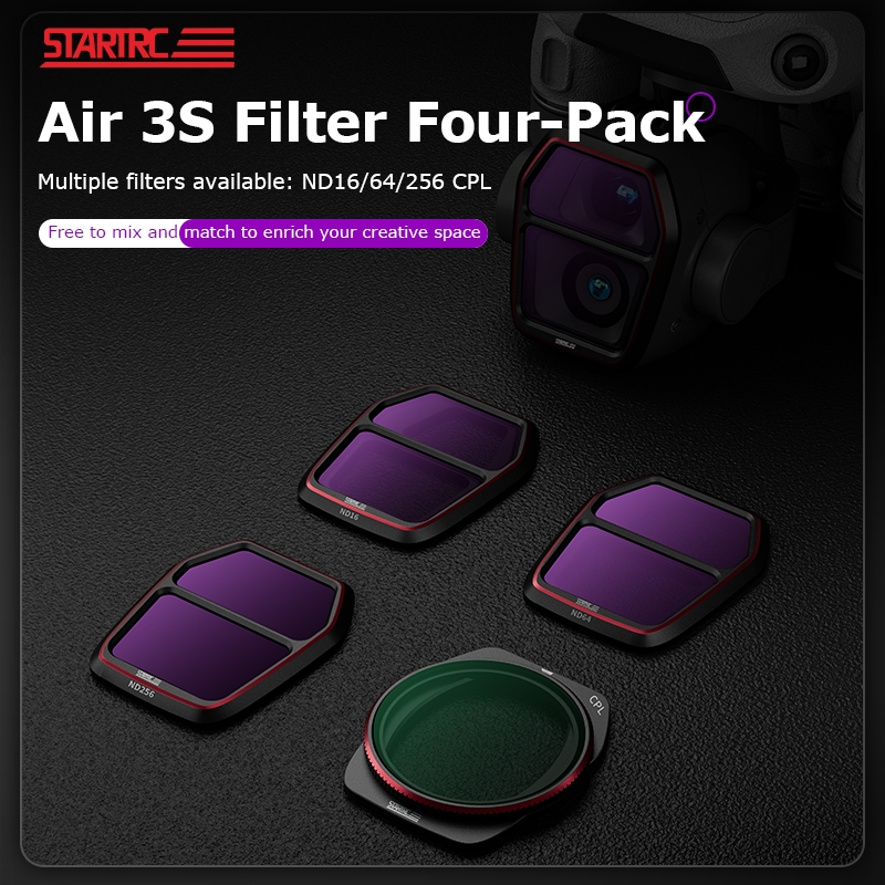 สําหรับ DJI Air 3S เลนส์ ND Filter Combo DJI Gimbal CPL/UV Filter อุปกรณ์เสริม