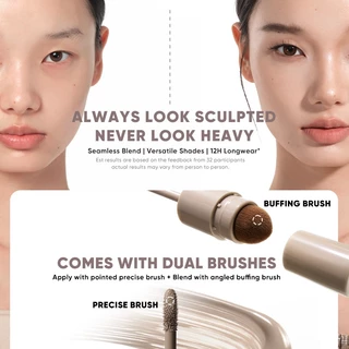 [ขายดี] Judydoll จูดี้ดอล สองหัว ไฮไลท์คอนทัวร์ ติดทนนาน กันน้ำ นุ่มลื่น Liquid Contour & Highlight