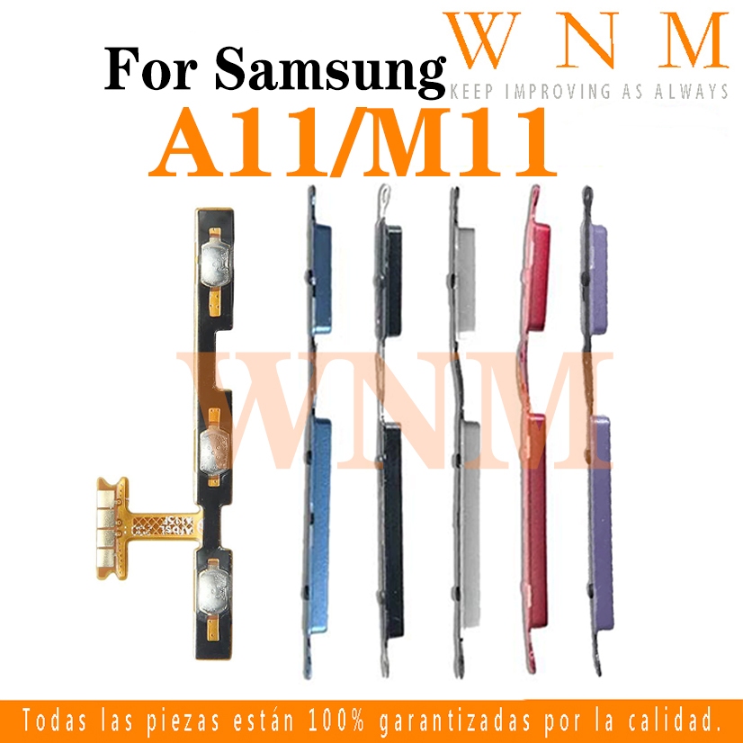 ใหม่สําหรับ Samsung Galaxy A11 M11 A115 M115 ปุ่ม Flex เปิด/ปิดปุ่มสวิทช์ด้านข้าง Key Volume Up Down Flex สายโทรศัพท์มือถือส่วน