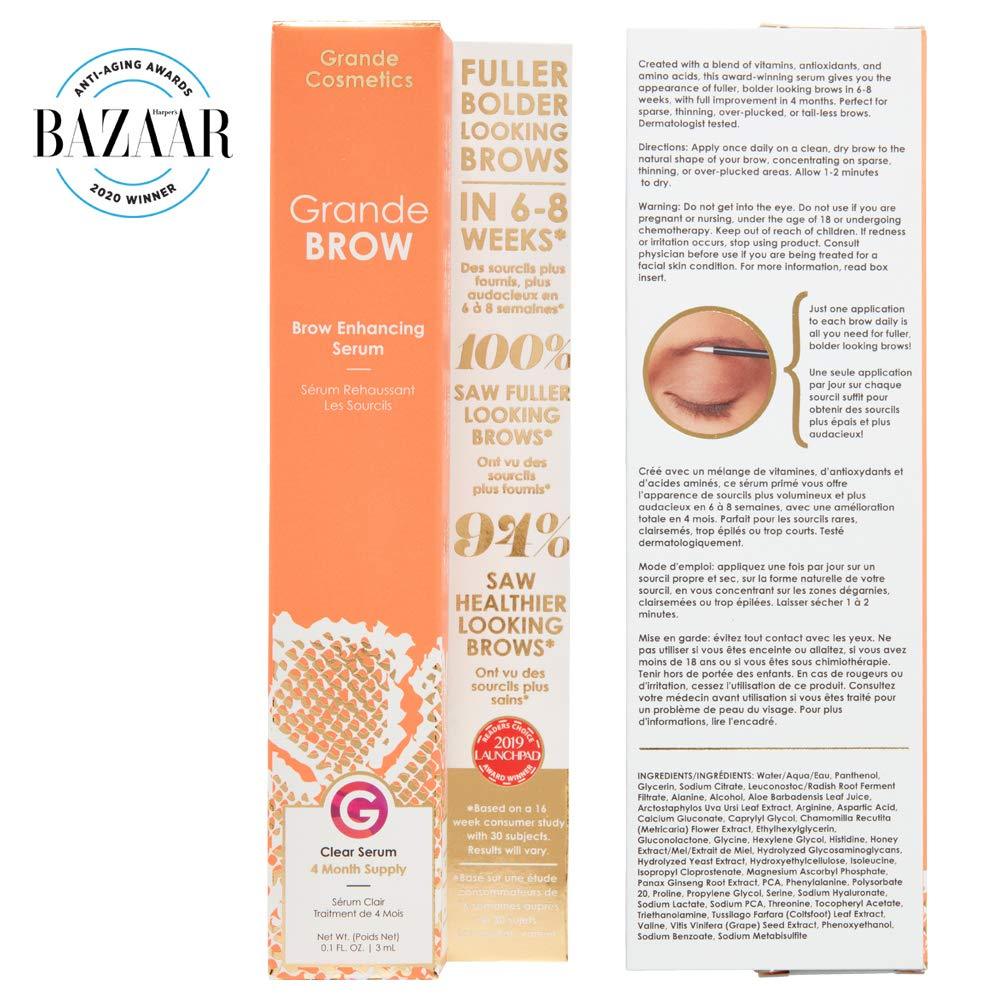 GrandeBROW Grande Cosmetics Brow Enhancing Serum 3ml