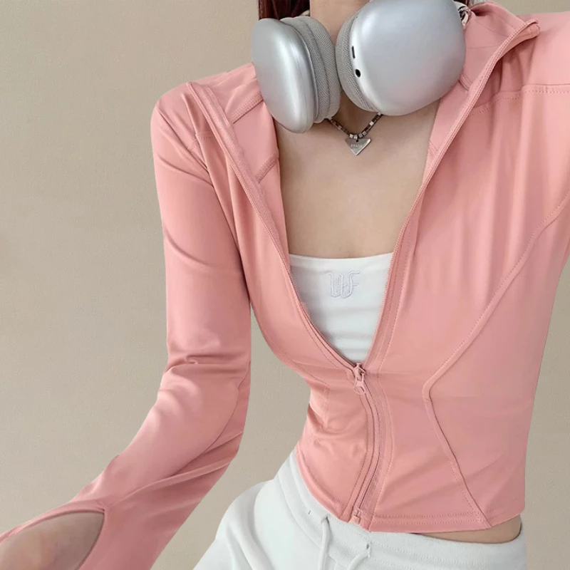 เสื้อกีฬาคอปก ทรงหลวม โยคะ แห้งเร็ว ยืดหยุ่น ผู้หญิง thumbnail 6