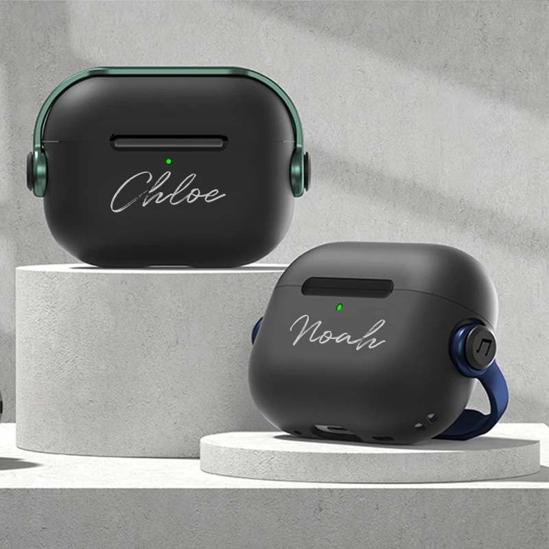 เคสป้องกันสําหรับ AirPods Pro 3, Pro 2, 3, 2 ล็อคป้องกันการหล่นและสูญหาย