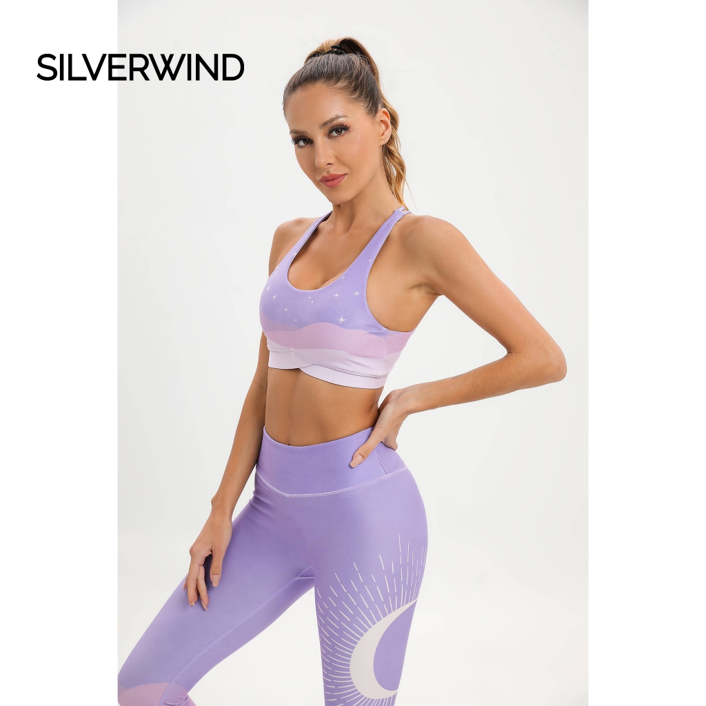 Silverwind Moonlight Sports Bra ทรงรัดรูป ซัพพอร์ตสูง ผ้านุ่ม แห้งเร็ว มีฟองน้ำ สามารถใส่ว่ายน้ำได้ ราคา ถูกที่สุด ดีลบีเคเค แกลเลอรีภาพที่ 4