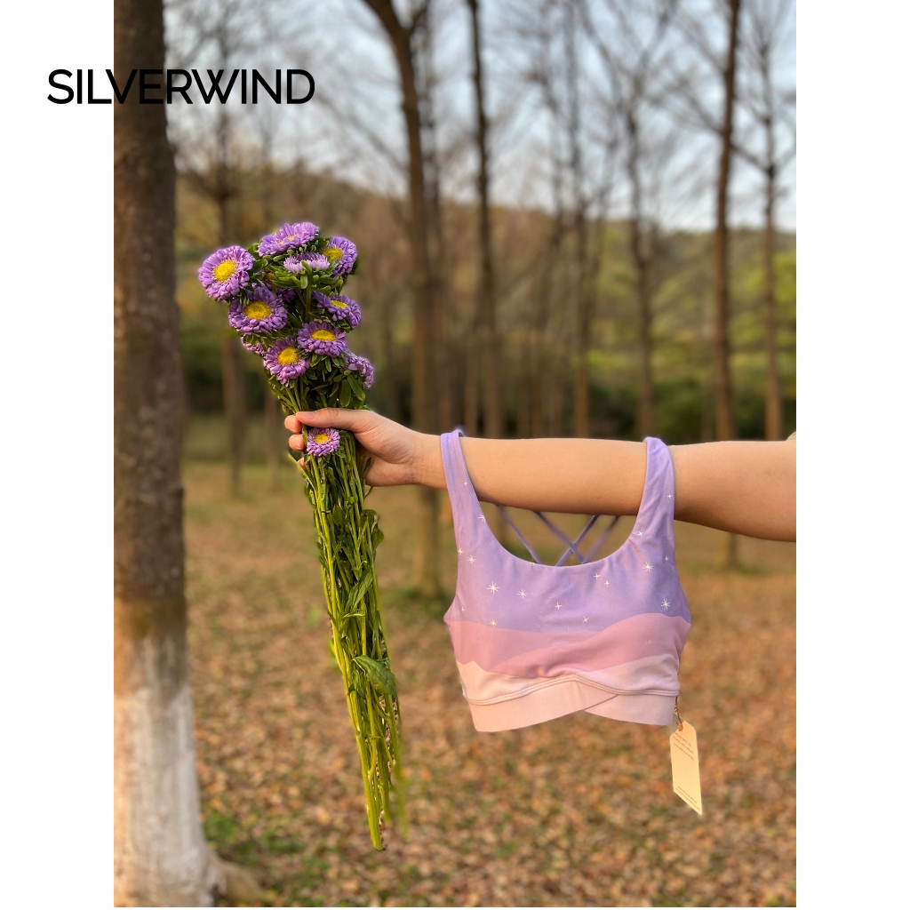 Silverwind Moonlight Sports Bra ทรงรัดรูป ซัพพอร์ตสูง ผ้านุ่ม แห้งเร็ว มีฟองน้ำ สามารถใส่ว่ายน้ำได้ ราคา ถูกที่สุด ดีลบีเคเค แกลเลอรีภาพที่ 7