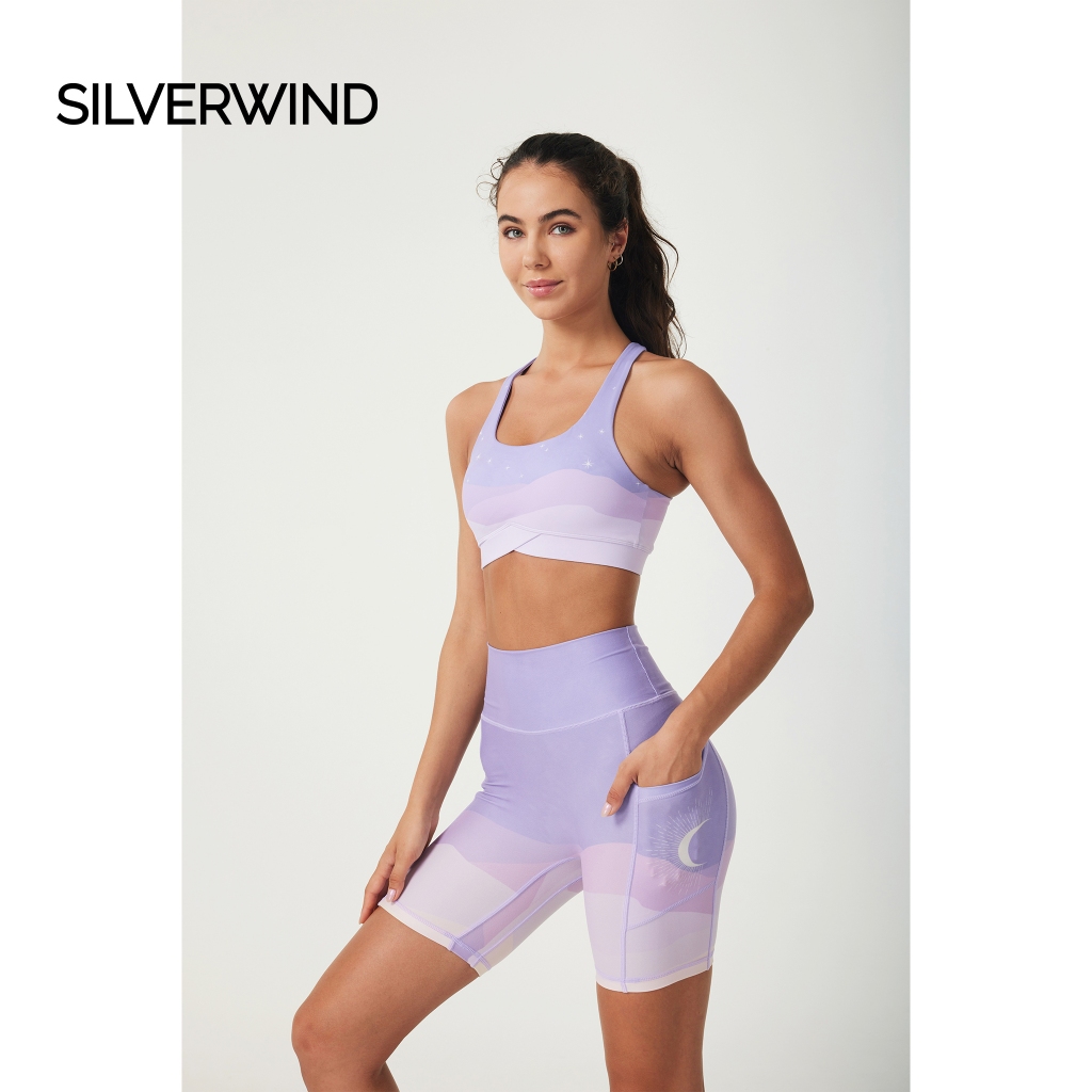 Silverwind Moonlight Sports Bra ทรงรัดรูป ซัพพอร์ตสูง ผ้านุ่ม แห้งเร็ว มีฟองน้ำ สามารถใส่ว่ายน้ำได้ ราคา ถูกที่สุด ดีลบีเคเค แกลเลอรีภาพที่ 6